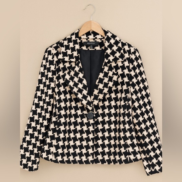 Nine West Women’s Tan & Black Coat – Size 14 – Acrylic/Wool Blend – Classic - Picture 1 of 2